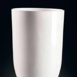 Vase D'intérieur En Verre Blanc Fabriqué à La Main En Italie - Crezia 8 Vase D'intérieur En Verre Blanc Fabriqué à La Main En Italie - Crezia -Décoration D'intérieur vaso da interno in vetro colorato realizzato artigianalmente in italia crezia 2
