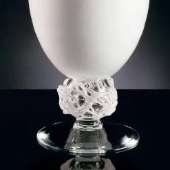 Vase D'intérieur En Verre Blanc Fabriqué à La Main En Italie - Crezia 9 Vase D'intérieur En Verre Blanc Fabriqué à La Main En Italie - Crezia -Décoration D'intérieur vaso da interno in vetro colorato realizzato artigianalmente in italia crezia 3