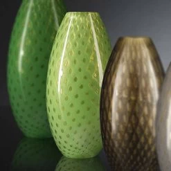 Vase D'intérieur En Verre Soufflé De Murano Coloré Fabriqué En Italie - Asper -Décoration D'intérieur vaso da interno in vetro soffiato di murano colorato made in italy asper 4