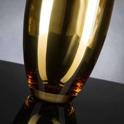 Vase D'intérieur En Verre Soufflé Finition Dorée Fait à La Main En Italie - Taka -Décoration D'intérieur vaso da interno in vetro soffiato finitura oro lavorato a mano in italia taka 2
