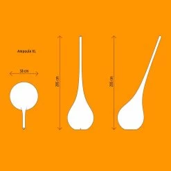 Vase Décoratif Au Sol Pour Plastique Extérieur Ou Intérieur - Ampoule Par Myyour -Décoration D'intérieur vaso decorativo a terra per esterni o interni in plastica ampoule by myyour 4