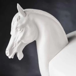 Vase Décoratif Artisanal En Céramique Blanche Ou Or 24 Carats Fabriqué En Italie - Jakcy -Décoration D'intérieur vaso decorativo artigianale in ceramica bianca o oro 24k made in italy jakcy 1