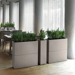 Vase Décoratif D'intérieur En Polyéthylène 2 Tailles Made In Italy - Lambo -Décoration D'intérieur vaso decorativo da interno in polietilene 2 misure made in italy lambo 6