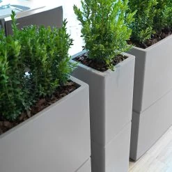 Vase Décoratif D'intérieur En Polyéthylène 2 Tailles Made In Italy - Lambo -Décoration D'intérieur vaso decorativo da interno in polietilene 2 misure made in italy lambo 7