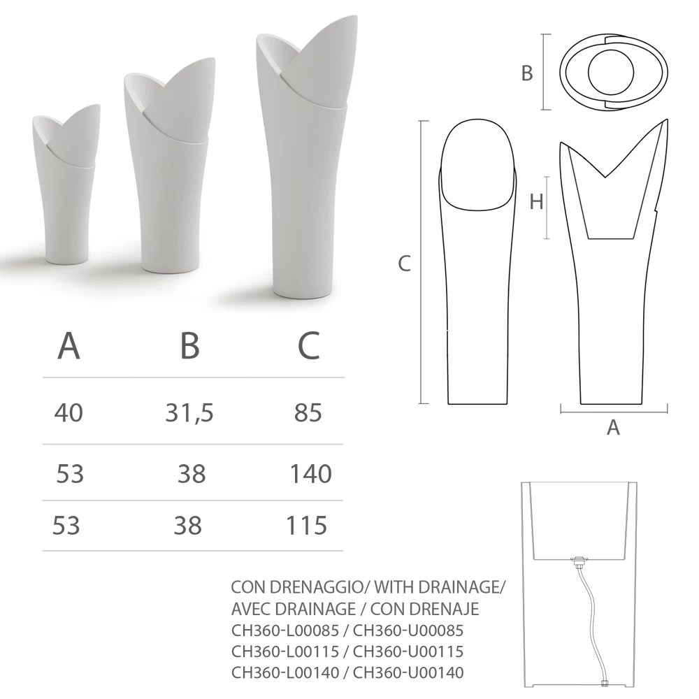 Vase Décoratif D'intérieur En Polyéthylène Coloré Made In Italy - Cervia 12 Vase Décoratif D'intérieur En Polyéthylène Coloré Made In Italy - Cervia – Image 10