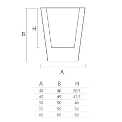 Vase Décoratif D'intérieur En Polyéthylène Coloré Fabriqué En Italie - Mengo -Décoration D'intérieur vaso decorativo da interno in polietilene colorato made in italy mengo 7