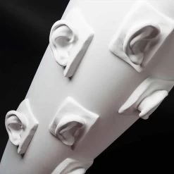 Vase Décoratif En Céramique Avec Décorations Faites à La Main En Italie - Capuano -Décoration D'intérieur vaso decorativo in ceramica con decori realizzato a mano in italia capuano 2