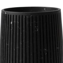 Vase Décoratif En Marbre De Carrare Blanc Ou Design Portoro à Rayures - Le Caire -Décoration D'intérieur vaso decorativo in marmo bianco carrara o portoro design a righe cairo 4