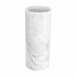 Vase Décoratif En Marbre Blanc De Carrare Made In Italy Design - Nevea -Décoration D'intérieur vaso decorativo in marmo bianco di carrara di design made in italy nevea 3