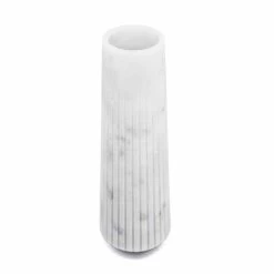 Vase Décoratif Moderne En Marbre Blanc De Carrare Fabriqué En Italie - Le Caire 14 Vase Décoratif Moderne En Marbre Blanc De Carrare Fabriqué En Italie - Le Caire -Décoration D'intérieur vaso decorativo in marmo bianco di carrara moderno made in italy cairo 3