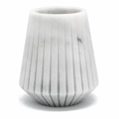 Vase Décoratif Moderne En Marbre Blanc De Carrare Fabriqué En Italie - Le Caire 15 Vase Décoratif Moderne En Marbre Blanc De Carrare Fabriqué En Italie - Le Caire -Décoration D'intérieur vaso decorativo in marmo bianco di carrara moderno made in italy cairo 4
