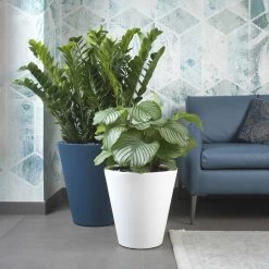 Vase Décoratif Rond En Polyéthylène Coloré Fabriqué En Italie - Mengo -Décoration D'intérieur vaso decorativo in polietilene colorato rotondo made in italy mengo 7