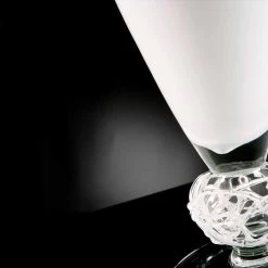 Vase Décoratif En Verre Blanc Et Transparent Fabriqué à La Main En Italie - Crezia 8 Vase Décoratif En Verre Blanc Et Transparent Fabriqué à La Main En Italie - Crezia -Décoration D'intérieur vaso decorativo in vetro bianco e trasparente lavorato a mano in italia crezia 2