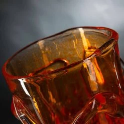 Vase Décoratif En Verre Soufflé De Murano Orange Fabriqué En Italie - Mister 12 Vase Décoratif En Verre Soufflé De Murano Orange Fabriqué En Italie - Mister -Décoration D'intérieur vaso decorativo in vetro soffiato di murano arancione made in italy mister 3