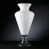 Vase Décoratif Moderne En Verre Transparent Et Blanc Fabriqué En Italie - Romantique 1 Vase Décoratif Moderne En Verre Transparent Et Blanc Fabriqué En Italie - Romantique -Décoration D'intérieur vaso decorativo moderno in vetro trasparente e bianco made in italy romantica