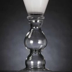 Vase Décoratif Moderne En Verre Transparent Et Blanc Fabriqué En Italie - Romantique 13 Vase Décoratif Moderne En Verre Transparent Et Blanc Fabriqué En Italie - Romantique -Décoration D'intérieur vaso decorativo moderno in vetro trasparente e bianco made in italy romantica 4