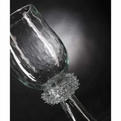 Vase D'intérieur élégant En Verre De Murano Soufflé Fabriqué En Italie - Copernicus -Décoration D'intérieur vaso elegante da interno in vetro soffiato di murano made in italy copernico 2