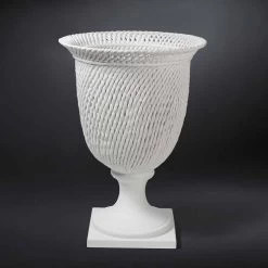 Vase D'intérieur élégant En Céramique Fait à La Main En Italie - Napoleone -Décoration D'intérieur vaso elegante per interni in ceramica lavorata a mano made in italy napoleone 4