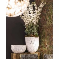 Vase En Céramique Fait Main Avec Trame Tissée Fabriqué En Italie - Napoléon 15 Vase En Céramique Fait Main Avec Trame Tissée Fabriqué En Italie - Napoléon -Décoration D'intérieur vaso in ceramica lavorata a mano con trama intrecciata made in italy napoleone 6