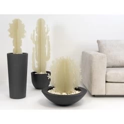 Vase En Polyéthylène Blanc Ou Anthracite Forme Cloche 2 Pièces - Milek 9 Vase En Polyéthylène Blanc Ou Anthracite Forme Cloche 2 Pièces - Milek -Décoration D'intérieur vaso in polietilene bianco o antracite forma a campana 2 pezzi milek 3