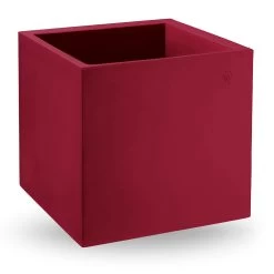 Vase En Polyéthylène Coloré De Forme Cubique Fabriqué En Italie - Tonello -Décoration D'intérieur vaso in polietilene colorato forma cubica realizzato in italia tonello 4