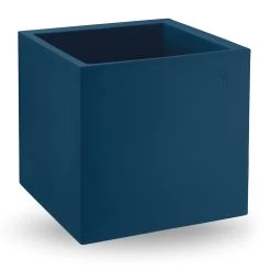 Vase En Polyéthylène Coloré De Forme Cubique Fabriqué En Italie - Tonello -Décoration D'intérieur vaso in polietilene colorato forma cubica realizzato in italia tonello 5