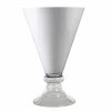 Vase D'intérieur Moderne En Verre Blanc Et Transparent Fabriqué En Italie - Romantique 1 Vase D'intérieur Moderne En Verre Blanc Et Transparent Fabriqué En Italie - Romantique -Décoration D'intérieur vaso moderno da interno in vetro bianco e trasparente made in italy romantica