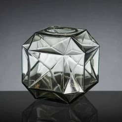 Vase D'intérieur Moderne En Verre Fabriqué à La Main En Italie - Eagle -Décoration D'intérieur vaso moderno da interno in vetro realizzato artigianalmente in italia aquila 1