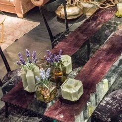 Vase D'intérieur Moderne En Verre Fabriqué à La Main En Italie - Eagle -Décoration D'intérieur vaso moderno da interno in vetro realizzato artigianalmente in italia aquila 6