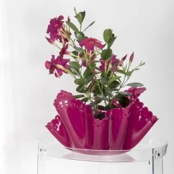 Vase Multi-usages Coloré Drapé Recyclable Plexiglas 2 Pièces - Gabrio -Décoration D'intérieur vaso multiuso plexiglass colorato drappeggiato riciclabile 2 pezzi gabrio 11