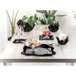 Vase Multi-usages Coloré Drapé Recyclable Plexiglas 2 Pièces - Gabrio -Décoration D'intérieur vaso multiuso plexiglass colorato drappeggiato riciclabile 2 pezzi gabrio 18