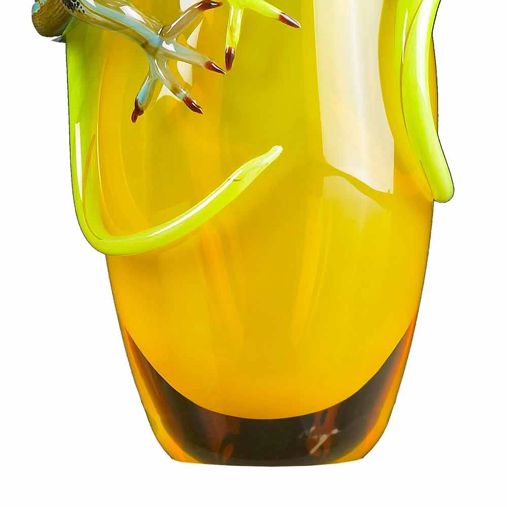 Vase Ornemental En Verre Coloré Fabriqué à La Main En Italie - Geco 6 Vase Ornemental En Verre Coloré Fabriqué à La Main En Italie - Geco – Image 4
