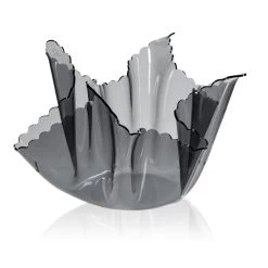 Vase En Plexiglas Coloré Drapé Recyclable 2 Pièces 2 Tailles - Gabria -Décoration D'intérieur vaso plexiglass colorato drappeggiato riciclabile 2 pezzi 2 misure gabria 1