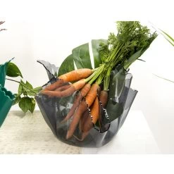 Vase En Plexiglas Coloré Drapé Recyclable 2 Pièces 2 Tailles - Gabria -Décoration D'intérieur vaso plexiglass colorato drappeggiato riciclabile 2 pezzi 2 misure gabria 2