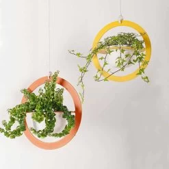 Vase à Fleurs à Suspendre En Acier Et Céramique Fabriqué En Italie - Leotta 29 Vase à Fleurs à Suspendre En Acier Et Céramique Fabriqué En Italie - Leotta -Décoration D'intérieur vaso portafiori a sospensione in acciaio e ceramica made in italy leotta 11