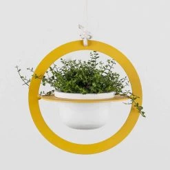 Vase à Fleurs à Suspendre En Acier Et Céramique Fabriqué En Italie - Leotta 23 Vase à Fleurs à Suspendre En Acier Et Céramique Fabriqué En Italie - Leotta -Décoration D'intérieur vaso portafiori a sospensione in acciaio e ceramica made in italy leotta 7