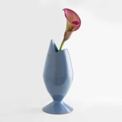 Vase à Fleurs En Céramique Fabriqué à La Main En Italie - Thon -Décoration D'intérieur vaso portafiori in ceramica realizzato artigianalmente in italia tonno 3