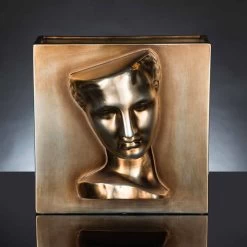 Vase Rectangulaire Moderne En Céramique Colorée Fabriqué à La Main En Italie - Lucas -Décoration D'intérieur vaso rettangolare moderno in ceramica colorata lavorata a mano in italia lucas 3