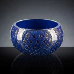 Vase D'intérieur Rond En Verre De Murano Coloré Fabriqué En Italie - Asper -Décoration D'intérieur vaso rotondo da interno in vetro di murano colorato realizzato in italia asper 5