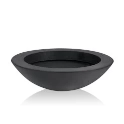 Vase Rond En Polyéthylène Blanc Ou Anthracite Design Made In Italy - Milek -Décoration D'intérieur vaso rotondo in polietilene bianco o antracite design made in italy milek 2