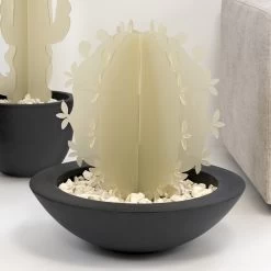 Vase Rond En Polyéthylène Blanc Ou Anthracite Design Made In Italy - Milek -Décoration D'intérieur vaso rotondo in polietilene bianco o antracite design made in italy milek 3