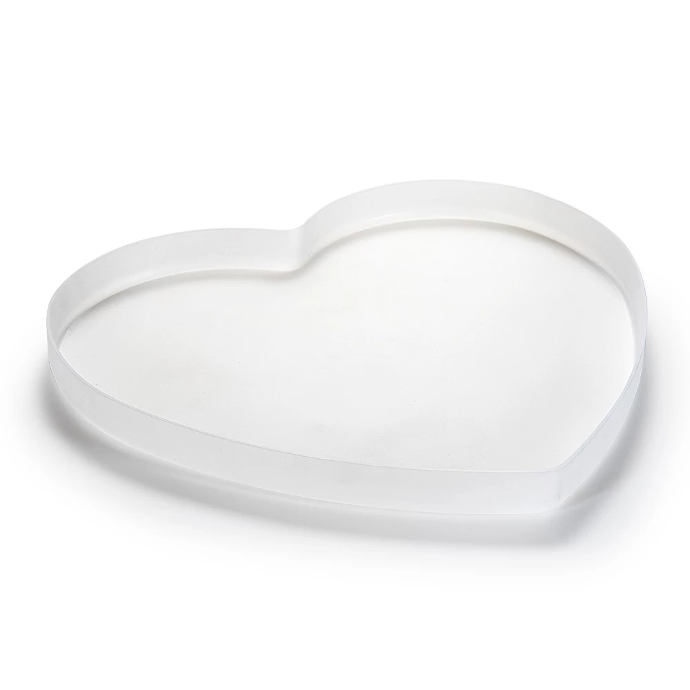 Plateau En Forme De Coeur En Plexiglas De 2 Tailles Made In Italy - Heartray 4 Plateau En Forme De Coeur En Plexiglas De 2 Tailles Made In Italy - Heartray – Image 2